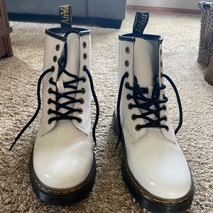 White Doc Martins